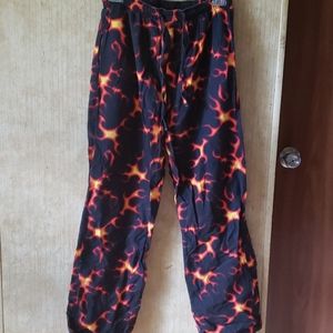 PJ pants with flames